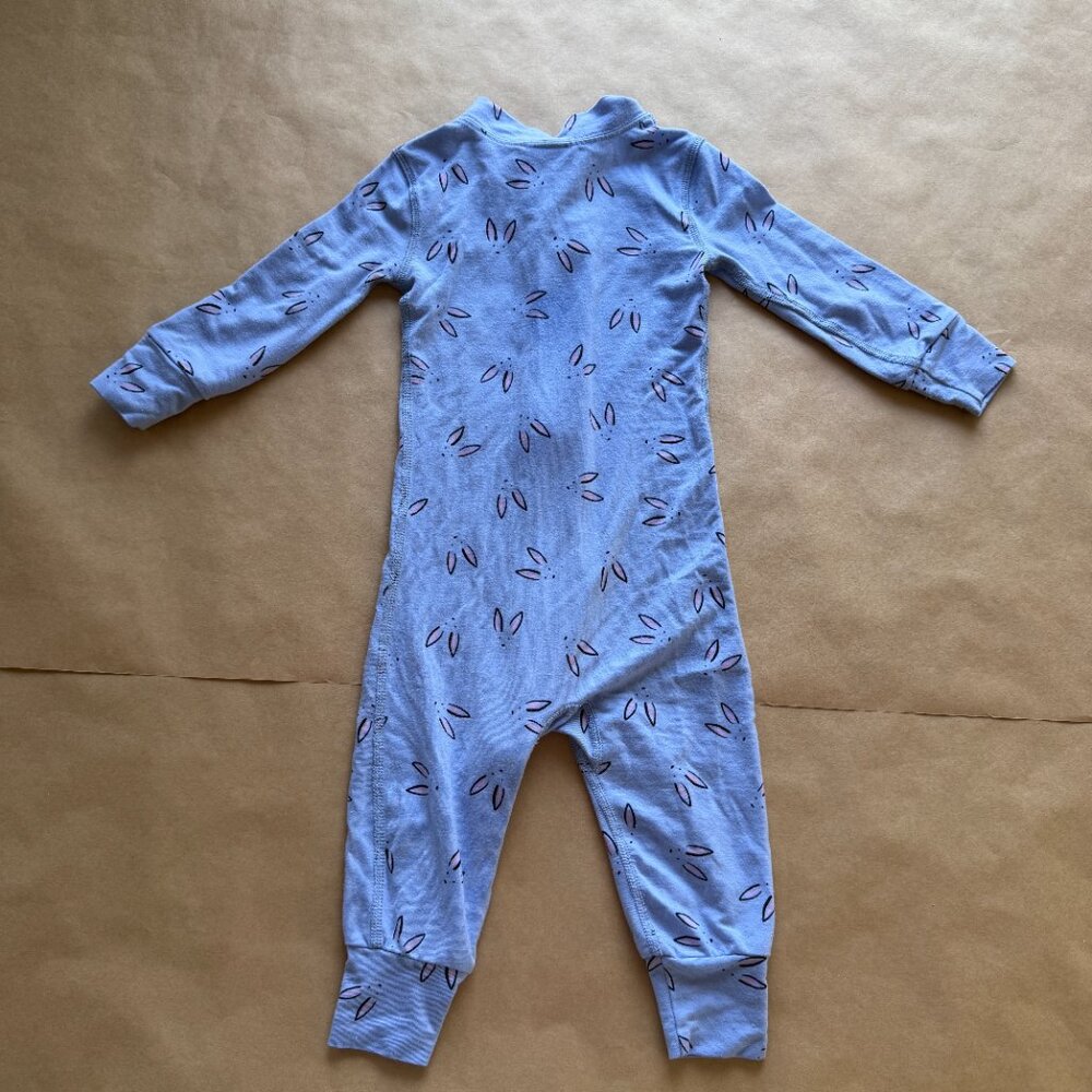 Hanna Andersson Easter Ryder The Bunny On Blue Baby 2-Way Zip Sleeper HannaSoft